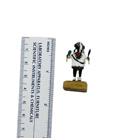 Handmade Miniature 1.5" (app.) Kachina Doll - "Kokopelli" - Picture 2 of 7